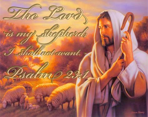 The Lord is my shepherd; I shall not want. - Psalm 23:1 | by Keith ...