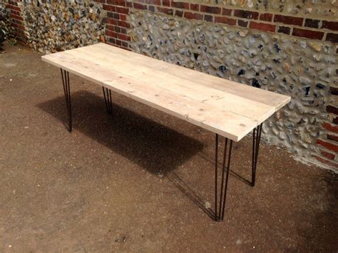 reclaimed scaffold board dining table by gas&air studios | notonthehighstreet.com