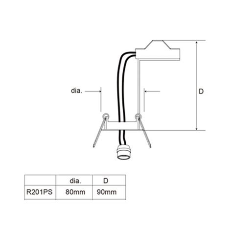 Robus RIDA Fixed GU10 Downlight - Xpress Electrical