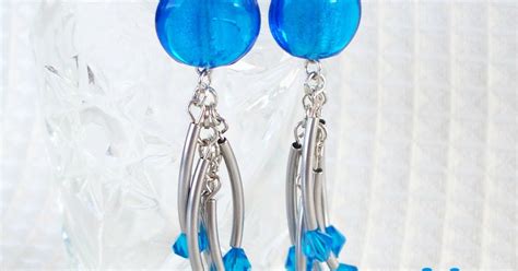 Sapphire Dangle Earrings - Adventures of a DIY Mom