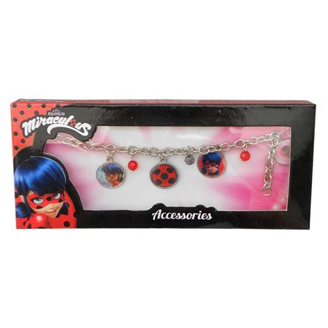 Miraculous Ladybug Charms Bracelet (8435333882351) - Character Brands