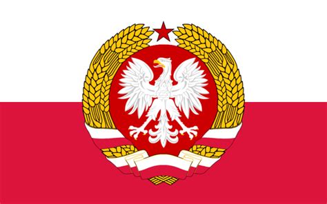 Alternate flag of the Polish People's Republic : vexillology