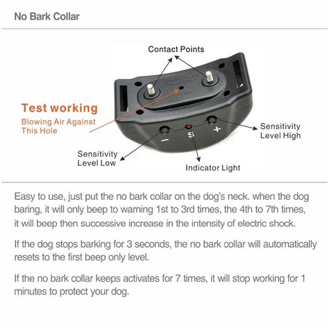 Dog Bark Collar 7 Levels control. - Petwanna