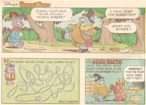 Gummi Bears (comic strip) | Disney Wiki | Fandom