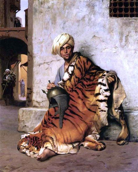 Pelt Merchant, Cairo by Jean-Leon Gerome - Hand Painted Oil Painting ...