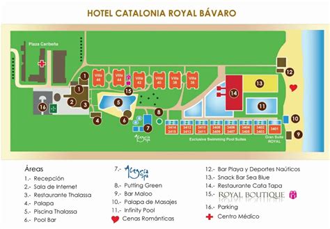 Resort Map | Catalonia Royal Bavaro | Punta Cana, D.R.