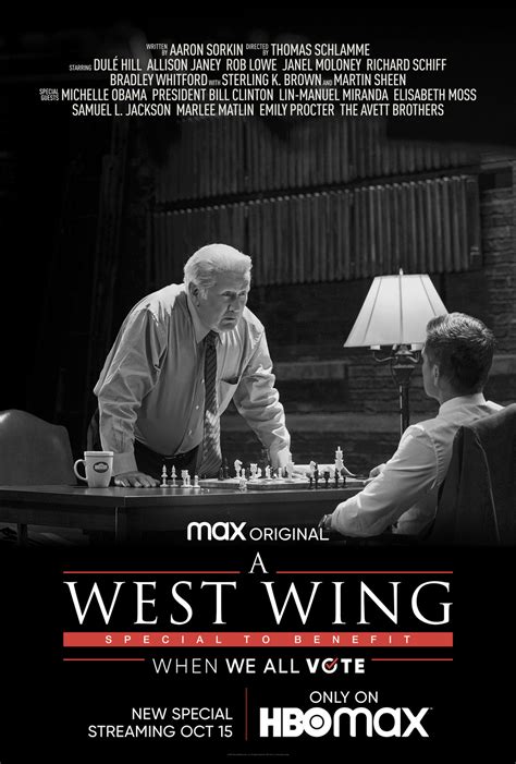 A West Wing Special to Benefit When We All Vote : Extra Large TV Poster ...