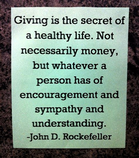 Rockefeller Quotes About Philanthropy. QuotesGram