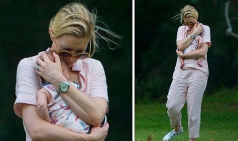 Cate Blanchett holds adopted daughter Edith close as she steps out in ...