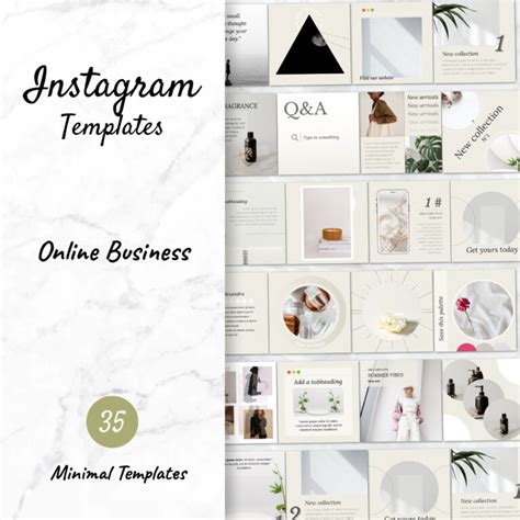 Online Business Instagram Templates – MasterBundles