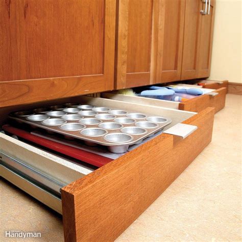 6 Roll-Out Cabinet Drawers You Can Build Yourself in 2020 | Diy kitchen storage, Kitchen cabinet ...