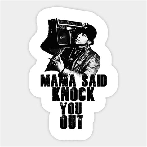 Mama said knock you out - Jiujitsu - Sticker | TeePublic