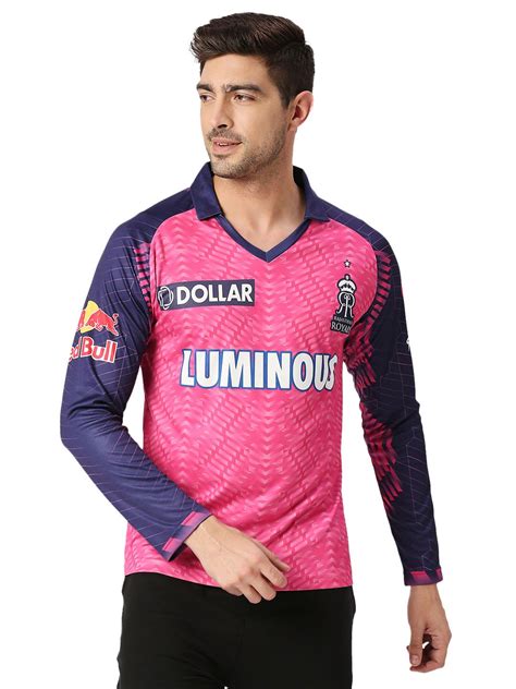 Buy Rajasthan Royals Match Jersey 2023 - Full Sleeve From Fancode Shop.