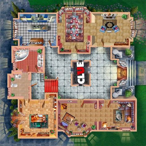 Create the new CLUEDO mansion for App gameplay by NID3D in 2019 ...