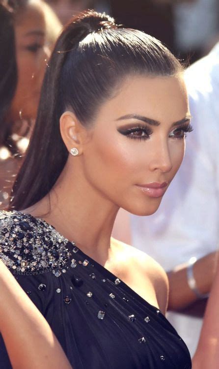 kim-kardasijan-visoki-rep %% | Kardashian makeup, Kim kardashian makeup ...