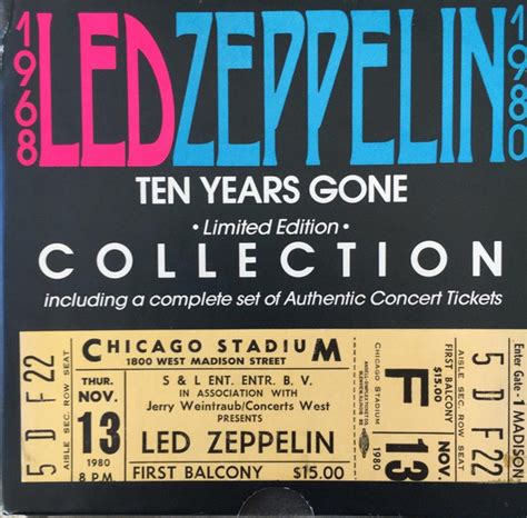 Led Zeppelin - Ten Years Gone (CD, Compilation, Stereo) | Discogs