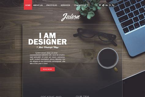 Creative WebPage Design | Creative Website Templates ~ Creative Market