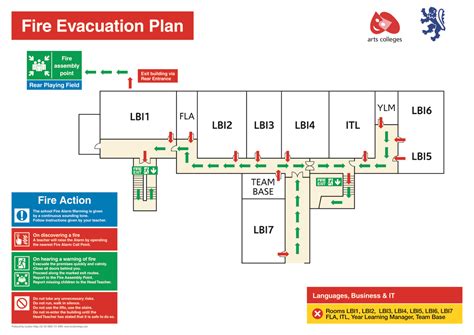 business fire escape plan