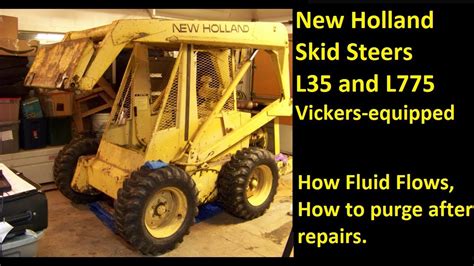 New Holland L35, L775 Skid Steer (Vickers) Explaining the Hydraulic ...