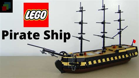 Custom Lego Pirate Ship Build - YouTube