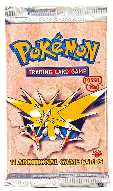 WOTC Pokemon Fossil 1st Edition Booster Pack | DA Card World