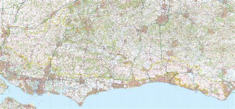 South Downs National Park - Map Poster from Love Maps On...