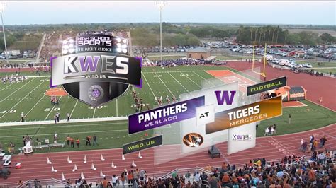 Week 3: Weslaco Panthers vs Mercedes Tigers Football - YouTube