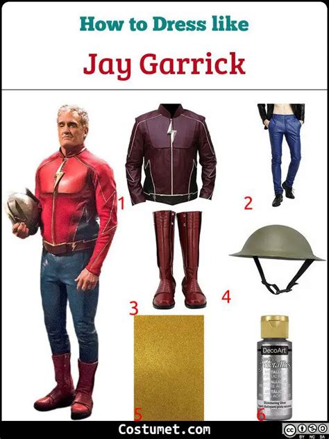 Jay Garrick (The Flash) Costume for Cosplay & Halloween