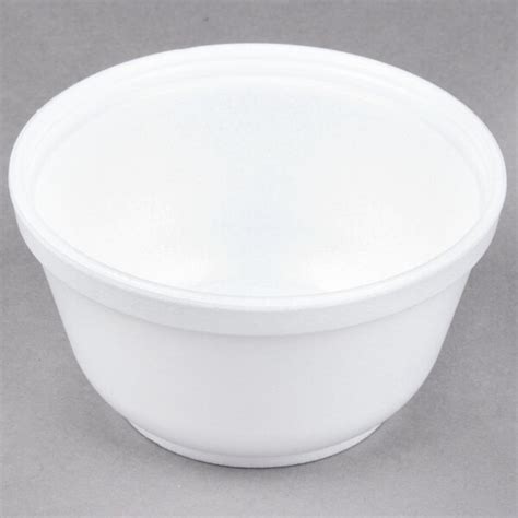 Dart 10B20 10 oz. Insulated White Foam Container - 50/Pack