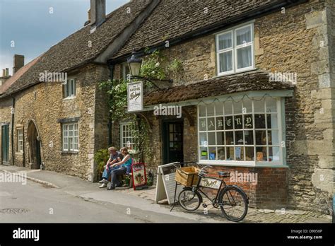 England Wiltshire Lacock village Stock Photo - Alamy