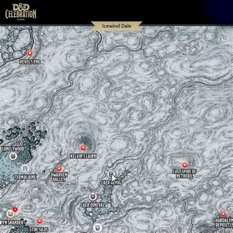 Icewind Dale Interactive Map Carte Interactive Carte Maps Carte | Images and Photos finder