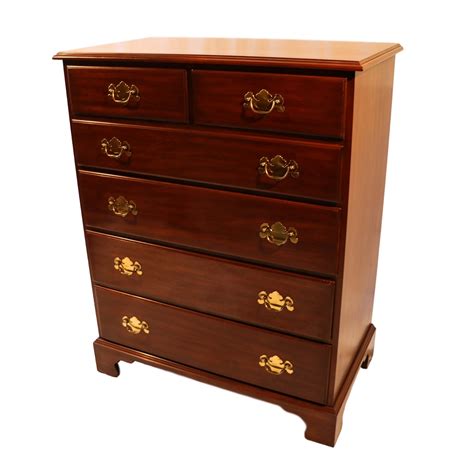 Henkel Harris Tall chest cherry dresser - Mary Kay's Furniture