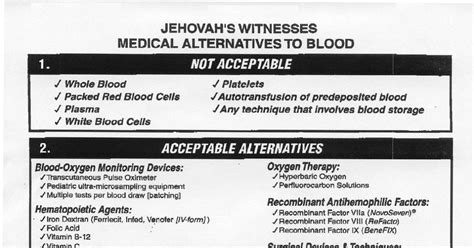 Letters From The Governing Body Of Jehovah's Witnesses: 2002 Handout on Blood