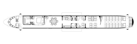 Private Jet Interior Floor Plan