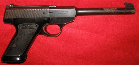 BELGIAN BROWNING NOMAD 6 3/4" BARREL SEMI AUTO 22 LR PISTOL