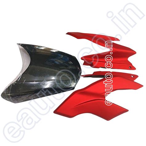 Visor for TVS Apache RTR 160 New Model | RTR 180 New Model | Matt Red