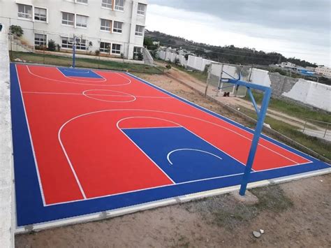 Outdoor Synthetic Basketball Court Flooring, 2-3 MM at Rs 50/sq ft in ...