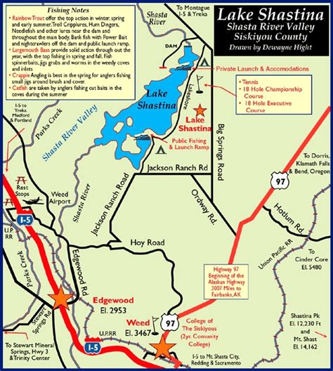 Lake Shastina Subdivision Map