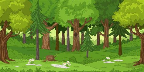 Cartoon Forest