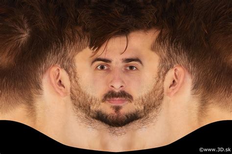 6K Male High Res Head Texture - 5 PACK by 3d-sk