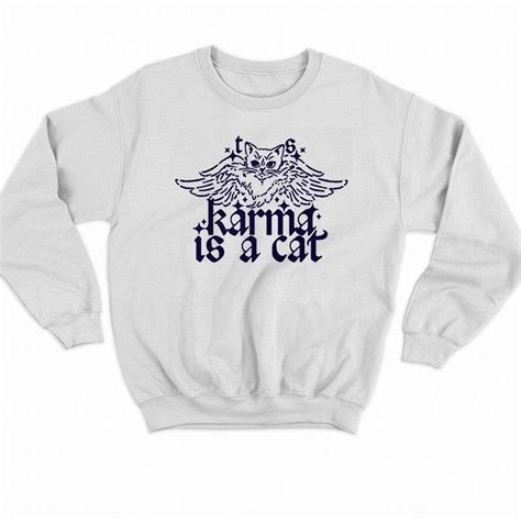 Karma Is A Cat Taylor Swift T-shirt Hoodie - Shibtee Clothing