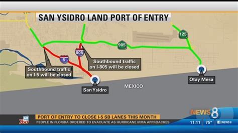 Lanes reopen ahead of schedule at San Ysidro Port of Entry | cbs8.com