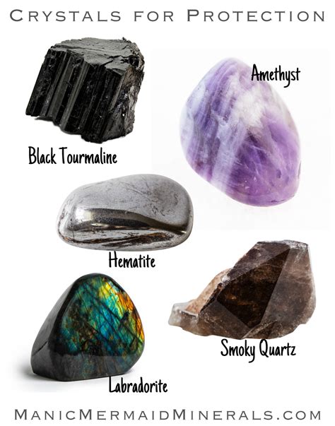 Top 5 Crystals for Protection and Grouding | Manic Mermaid Minerals