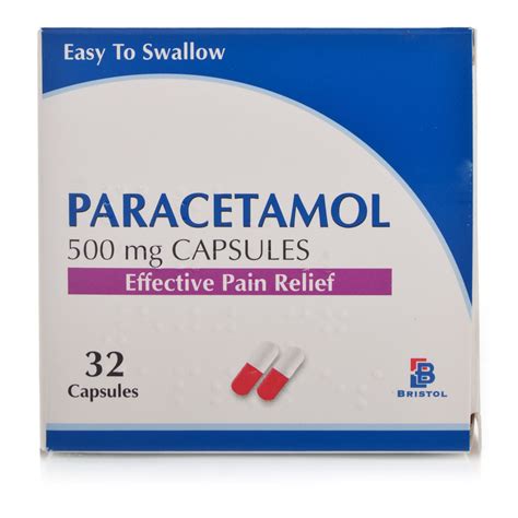 Paracetamol Capsule 500mg For Pain Relief | Chemist Direct