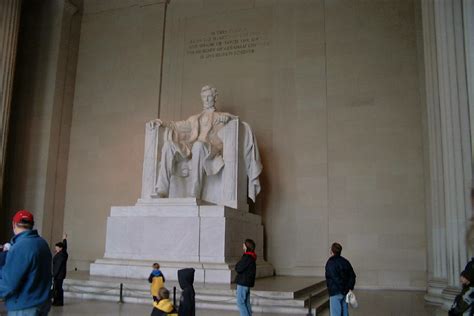 East Side View Of Lincoln Memorial