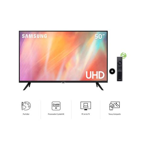 SMART TV SAMSUNG UN50AU7090 50" 4K UHD HDR