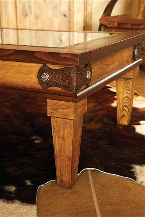 Western Coffee Table by Montana Silversmiths