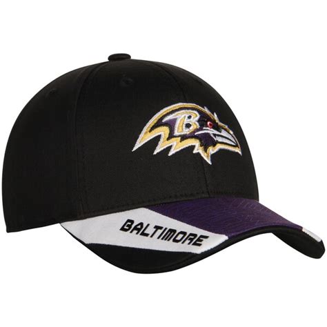 Baltimore Ravens Youth Stealth Structured Adjustable Hat - Black ...