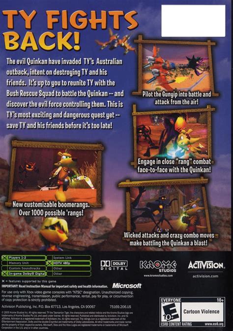 Ty the Tasmanian Tiger 3: Night of the Quinkan Box Shot for GameCube - GameFAQs