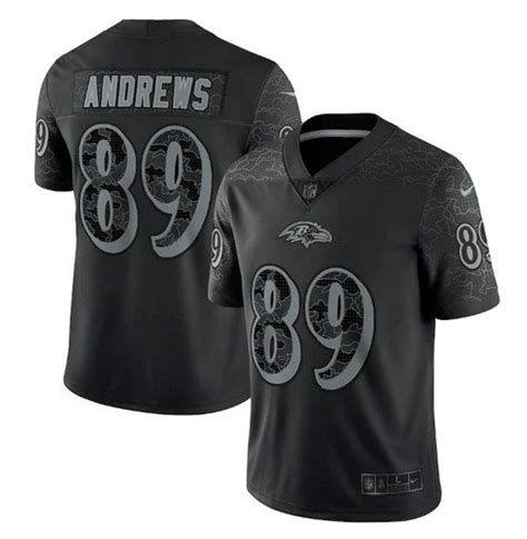 Ravens Mark Andrews Reflective Limited Black Jersey – US Sports Nation